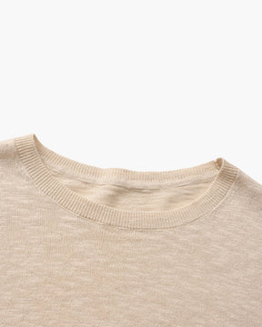 Linen Cotton Essential Crewneck